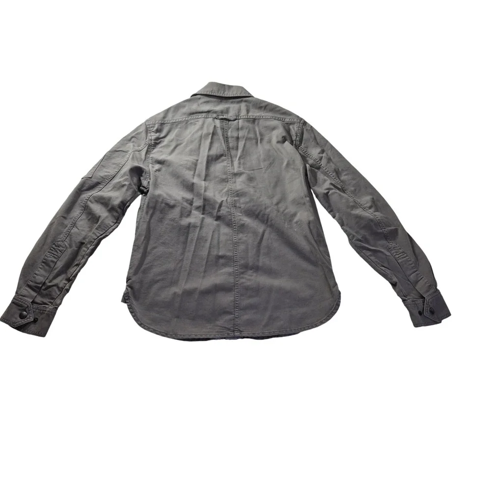Banana Republic Garment Dye Shirt Jacket S/185028 Mens S Shacket Grey Utility
